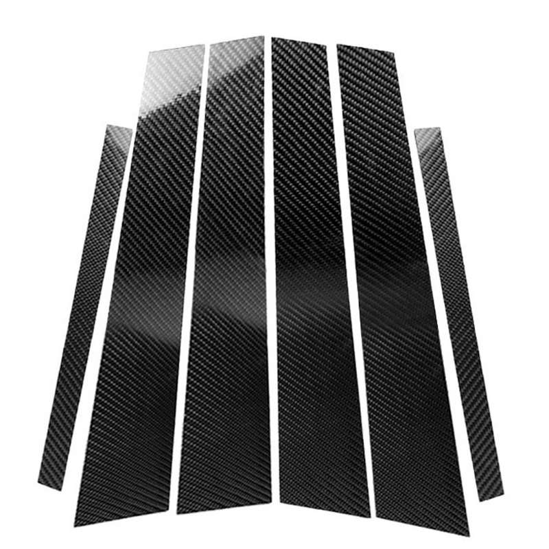 Car Carbon Fiber B Pillar Decorative Sticker for BMW F20 2012-2016, Left and Right Drive Universal