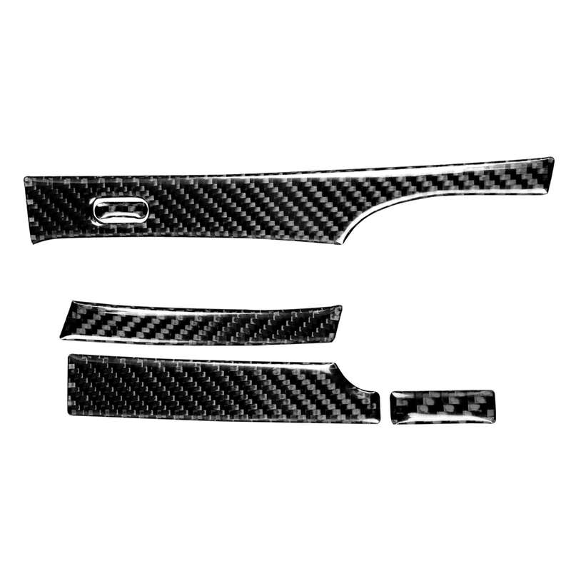 5 in 1 Car Carbon Fiber Automatic Gear Decorative Sticker for Honda Civic 8th Generation 2006-2011,