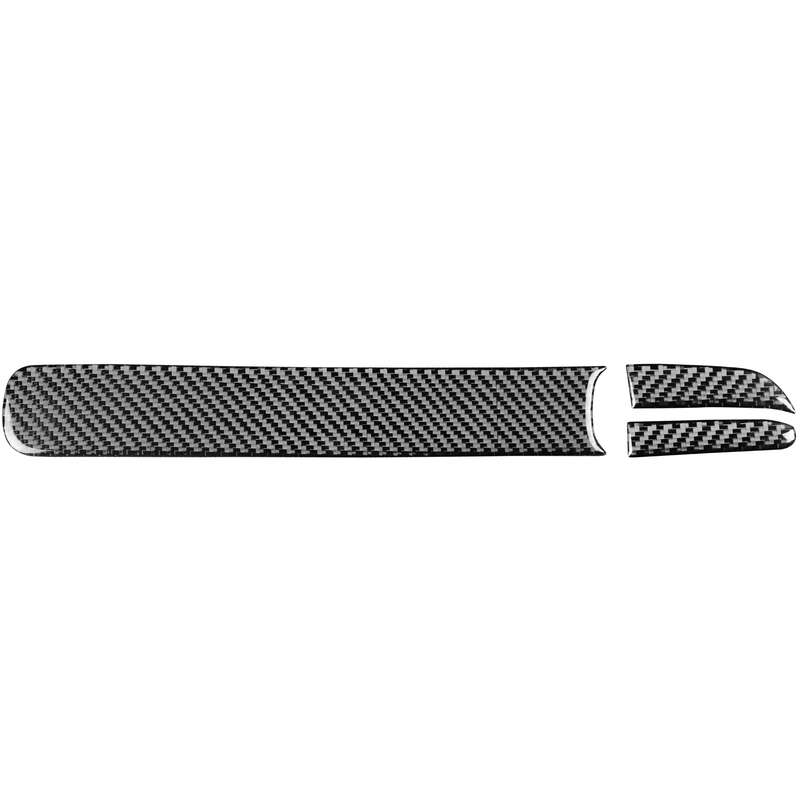 3 in 1 Car Carbon Fiber Front Passenger Seat Storage Box Decorative Sticker for Honda Civic 8th Gene