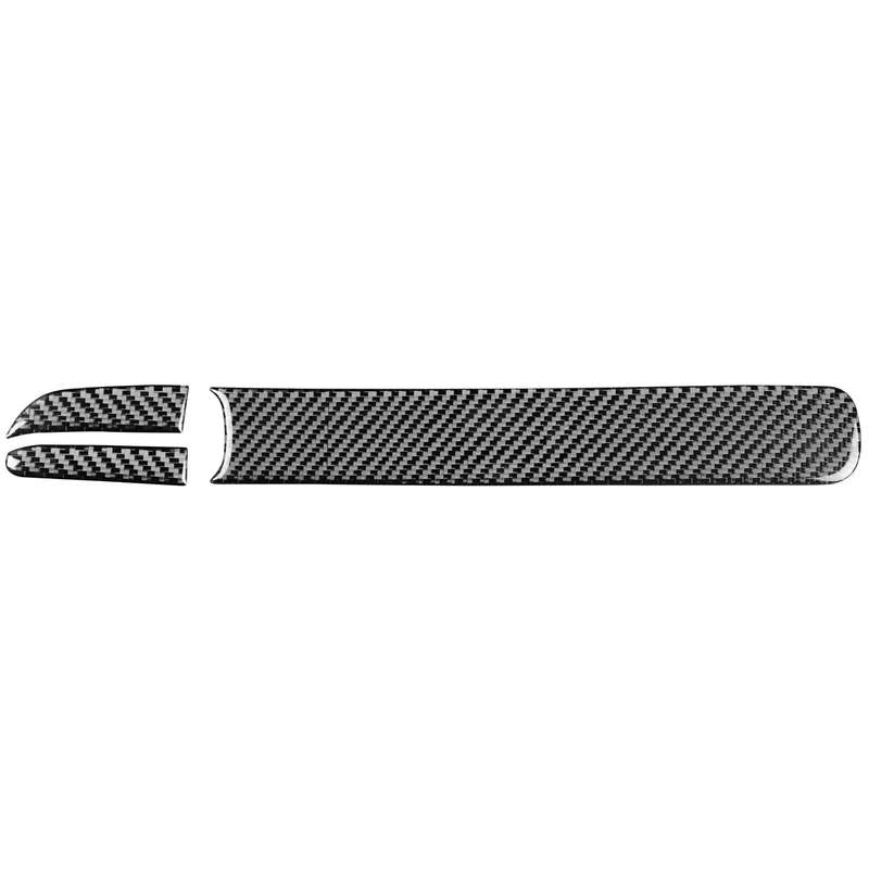 3 in 1 Car Carbon Fiber Front Passenger Seat Storage Box Decorative Sticker for Honda Civic 8th Gene