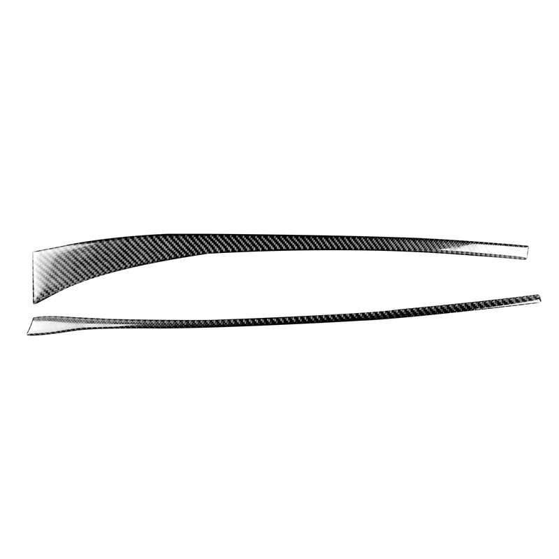 2 in 1 Car Carbon Fiber Front Passenger Seat Decorative Stripe for Honda Civic 8th Generation 2006-2