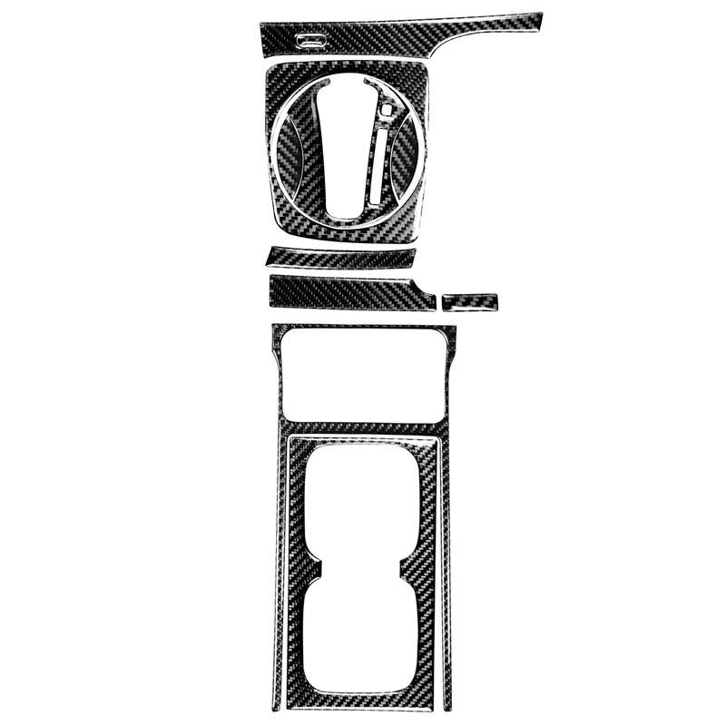 10 in 1 Car Carbon Fiber Automatic Gear + Water Cup Holder Decorative Sticker for Honda Civic 8th Ge