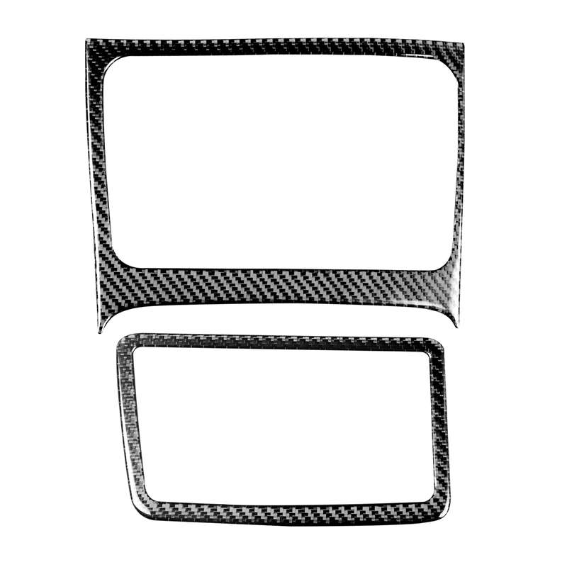 2 in 1 Car Carbon Fiber Storage Box Decorative Sticker for Honda Civic 8th Generation 2006-2011, Lef