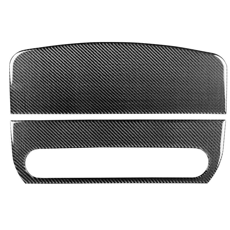 2 in 1 Car Carbon Fiber Front Passenger Seat Handrail Decorative Sticker for Jeep Wrangler JK 2007-2