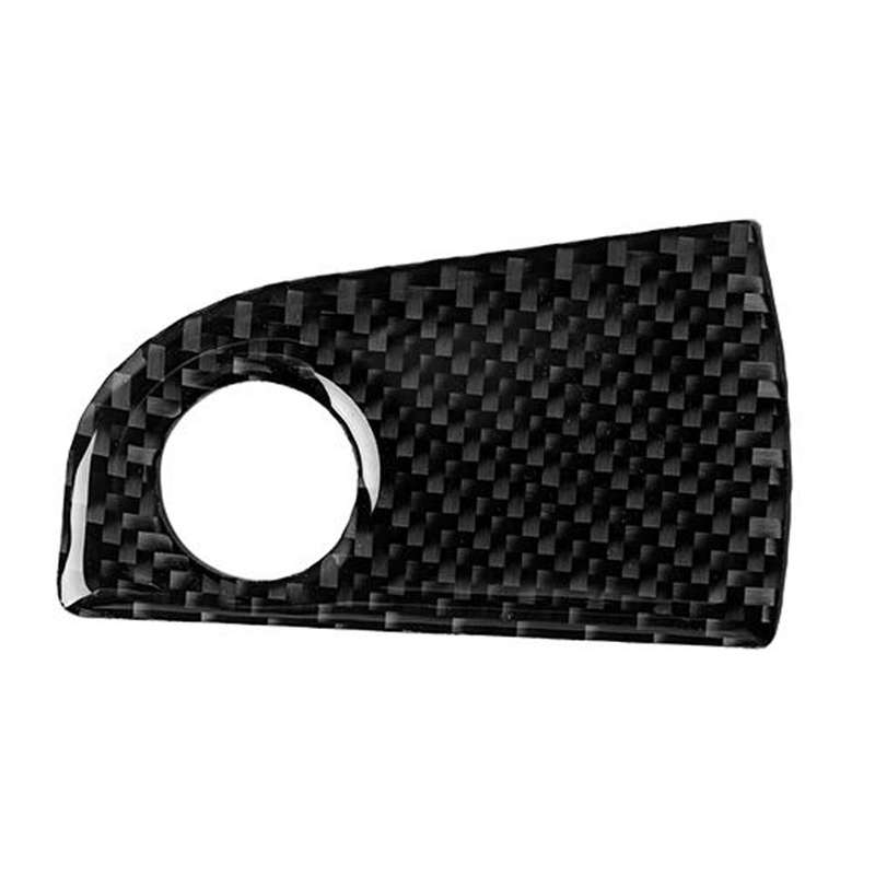 Car Carbon Fiber Passenger Seat Storage Decorative Sticker for Alfa Romeo Giulia 2017-2019, Left Dri
