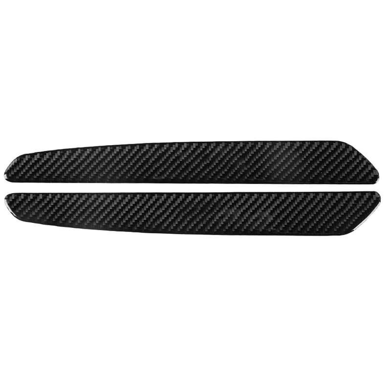 2 in 1 Car Carbon Fiber Welcome Pedal Decorative Sticker for Alfa Romeo Giulia 2017-2019, Left and R
