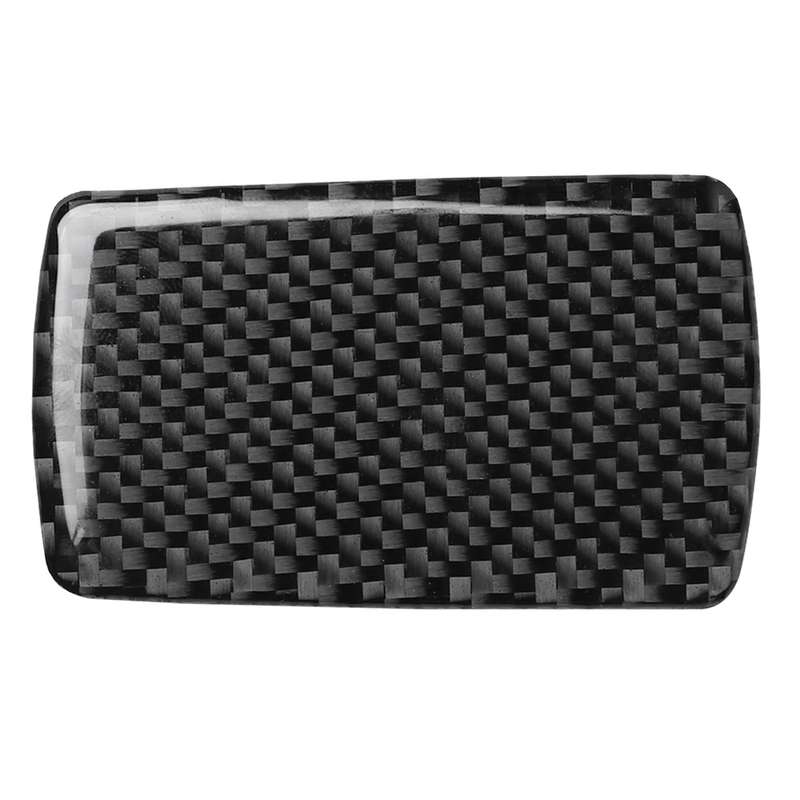 Car Carbon Fiber Storage Box Handle Decorative Sticker for BMW 3 Series G20/G28/325Li/330d/335 2019-