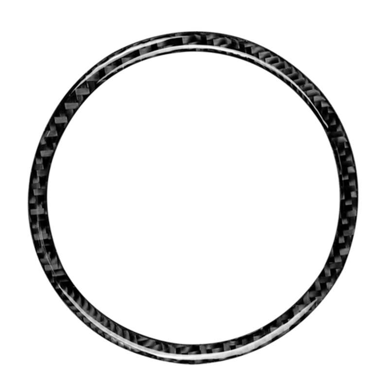 Car Carbon Fiber Steering Wheel Circle Decorative Sticker for Mazda 3 Axela / ATENZA / CX-4 / CX-5 2