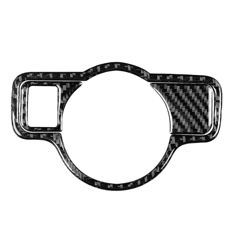 Car Carbon Fiber Solid Color Headlight Switch A Decorative Sticker for Mercedes-Benz A 2013-2018/B C
