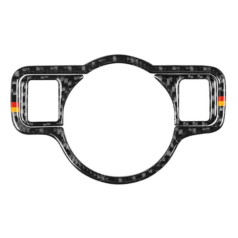 Car Carbon Fiber German Color Headlight Switch D Decorative Sticker for Mercedes-Benz A 2013-2018/B