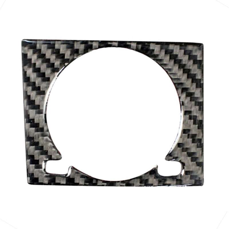 Car Carbon Fiber Clock Decorative Sticker for Lexus RX300 / 270 / 200T / 450h 2016-2019, Left and Ri