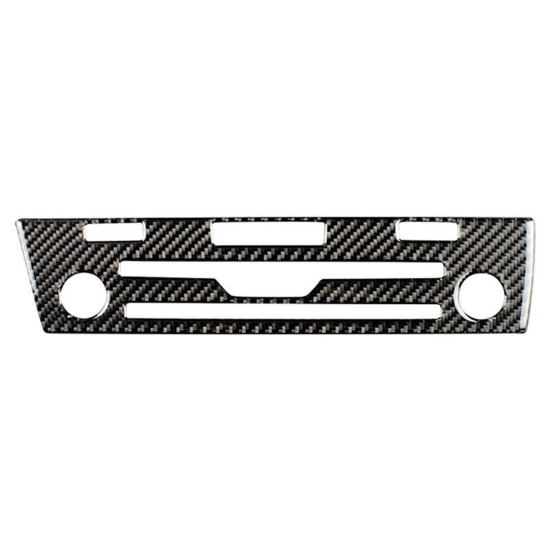 Car Carbon Fiber CD Panel Decorative Sticker for Lexus RX300 / 270 / 200T / 450h 2016-2019, Left Dri