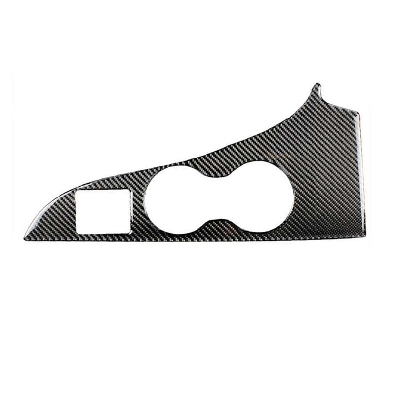 Car Carbon Fiber Water Cup Holder Panel Decorative Sticker for Lexus RX300 / 270 / 200T / 450h 2016-