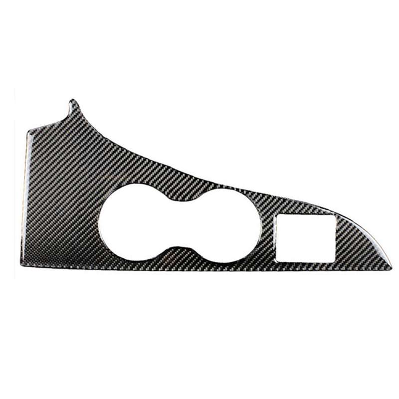 Car Carbon Fiber Water Cup Holder Panel Decorative Sticker for Lexus RX300 / 270 / 200T / 450h 2016-