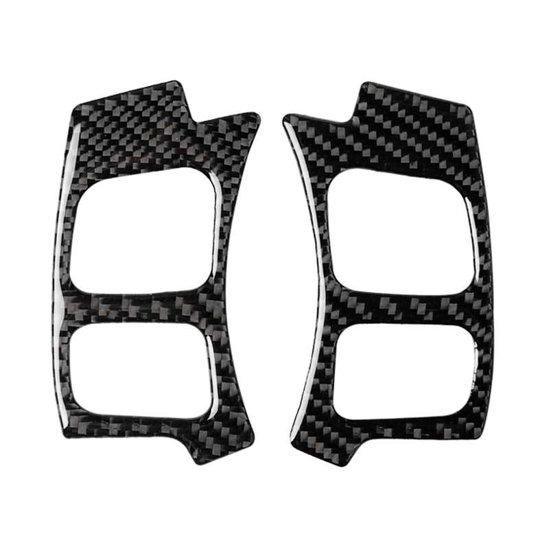Car Carbon Fiber Steering Wheel Button Decorative Sticker for Lexus NX200 / 200t / 300h 2014-2021, L