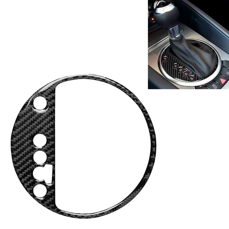 Car Carbon Fiber Gear Shift Position Panel Decorative Sticker for Audi TT 8n 8J MK123 TTRS 2008-2014