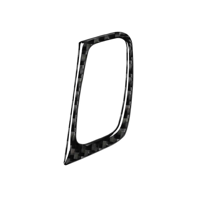 Car Carbon Fiber Solid Color Key Hole Decorative Sticker for BMW E70 X5 / E71 X6 2009-2013, Left Dri