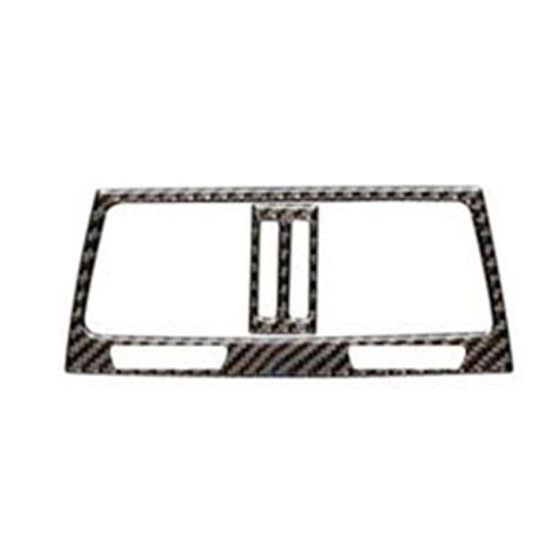 Car Carbon Fiber Solid Color Rear Air Outlet Decorative Sticker for BMW E70 X5 / E71 X6 2009-2013, L