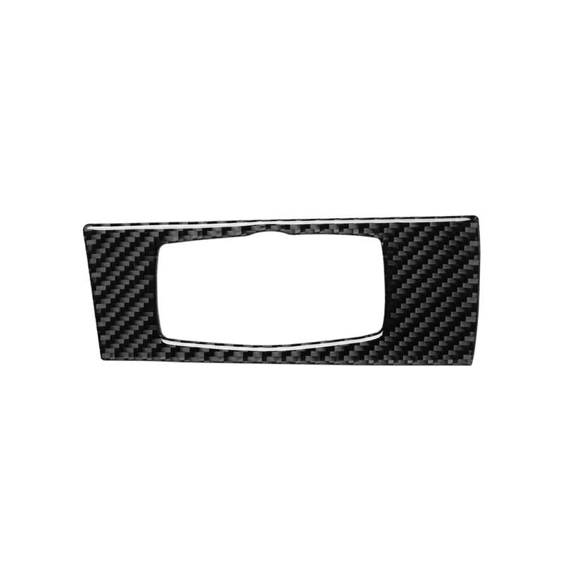 Car Carbon Fiber Solid Color Headlight Decorative Sticker for BMW E70 X5 / E71 X6 2008-2013, Left Dr