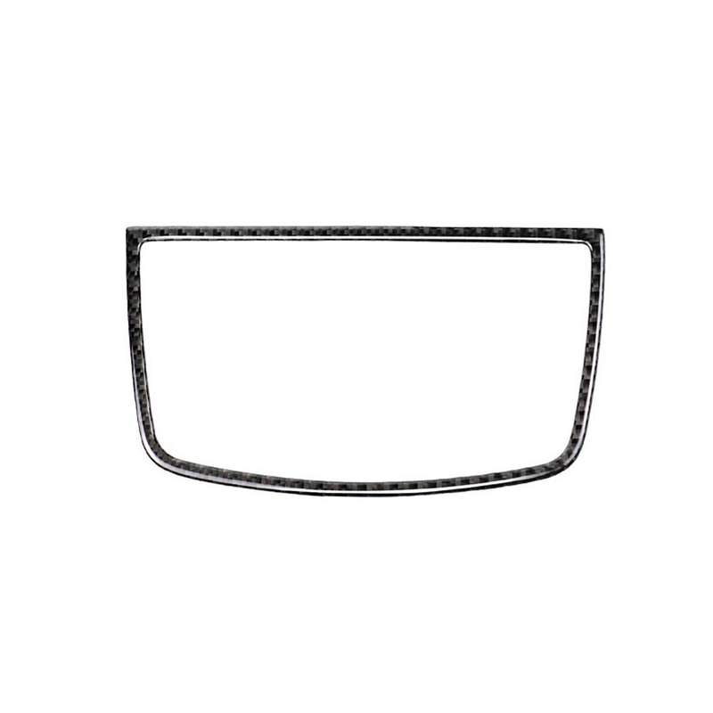 Car Carbon Fiber Solid Color Dashboard Horn Frame Decorative Sticker for BMW E70 X5 / E71 X6 2008-20