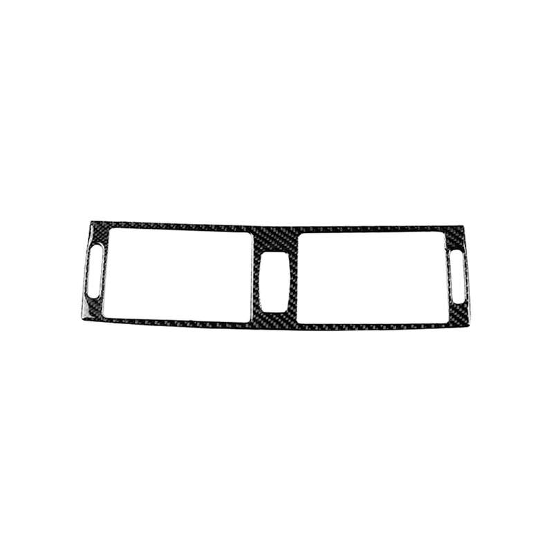 Car Carbon Fiber Solid Color Middle Air Outlet Decorative Sticker for BMW E70 X5 / E71 X6 2008-2013,