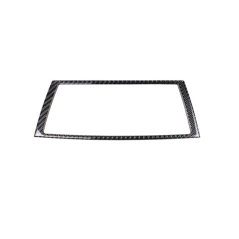 Car Carbon Fiber Solid Color Navigation Frame Decorative Sticker for BMW E70 X5 / E71 X6 2008-2013,