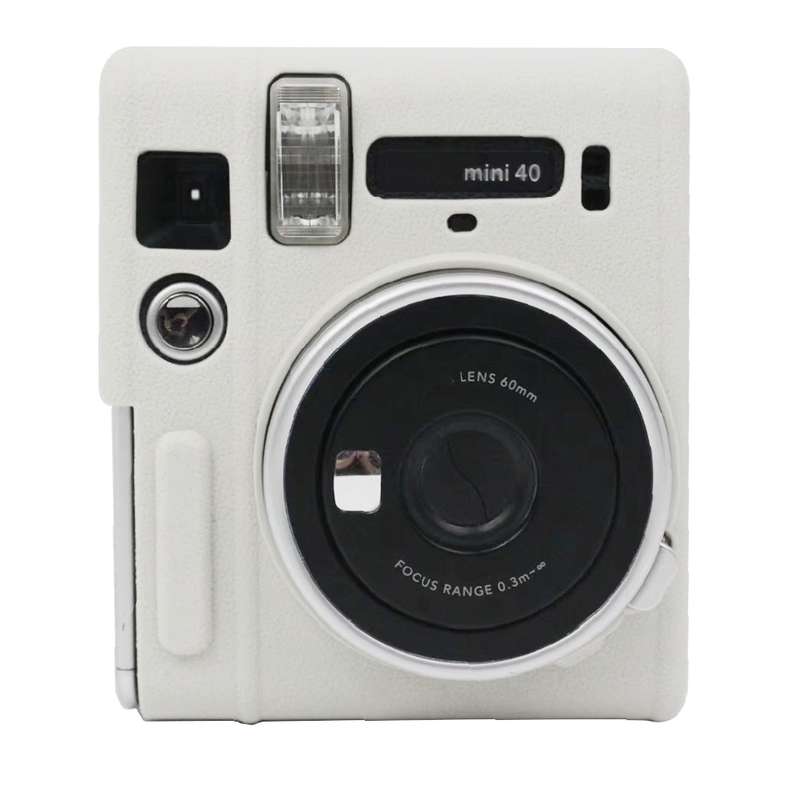 Soft Silicone Protective Case for Fujifilm Instax mini 40 (Black)