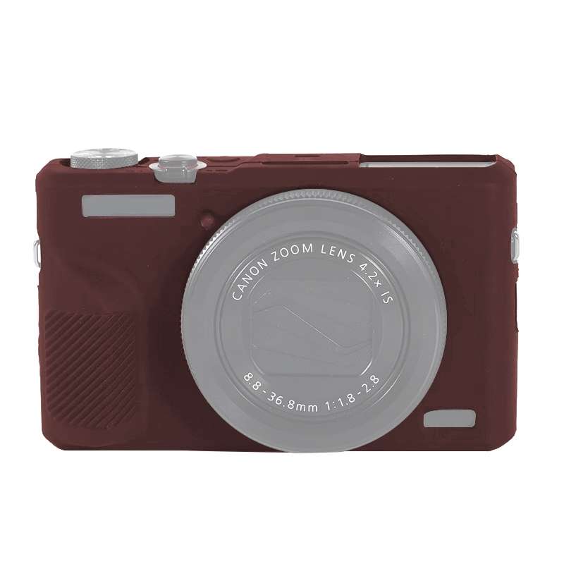 For Canon PowerShot G7 X Mark III / G7X III / G7X3 Soft Silicone Protective Case(Camouflage)