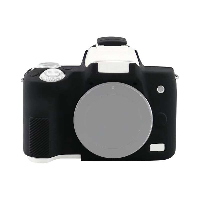 For Canon EOS M50 Mark II / M50 II Soft Silicone Protective Case(Camouflage)