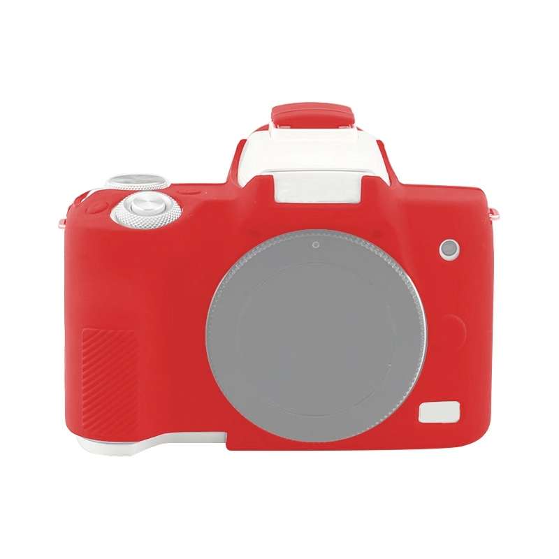 For Canon EOS M50 Mark II / M50 II Soft Silicone Protective Case(Camouflage)