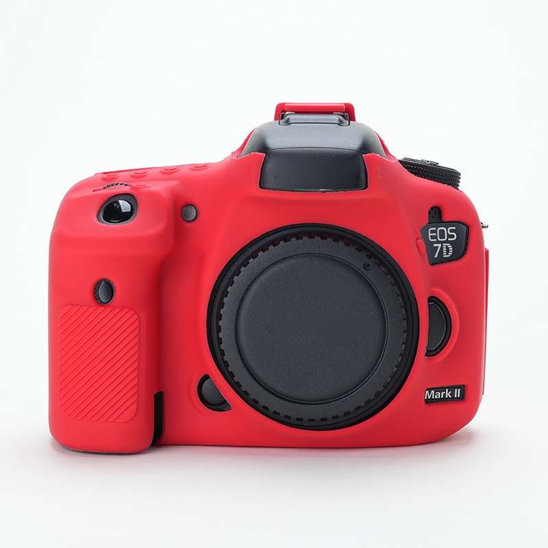 For Canon EOS 7D Mark II Soft Silicone Protective Case (Camouflage)