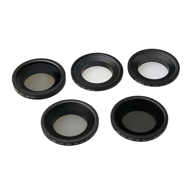 For Xiaomi Xiaoyi Yi II 4K Sport Action Camera Proffesional 34mm Lens Filter(CPL + UV + ND4+ ND2 + S