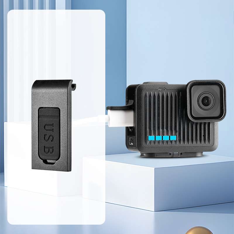 For GoPro HERO 2024 Side Interface Door Cover (Black)