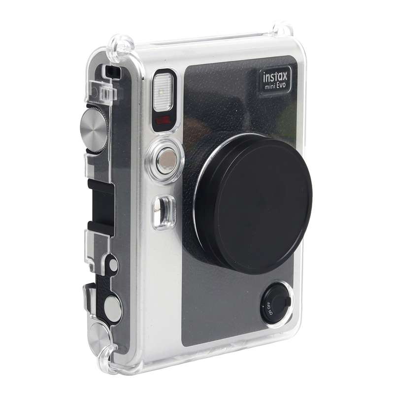 For FUJIFILM Instax mini EVO Camera Lens Cap Aluminum Alloy Protective Cover (Red)