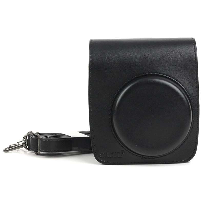 PU Leather Camera Protective bag for FUJIFILM Instax Mini 90 Camera, with Adjustable Shoulder Strap(