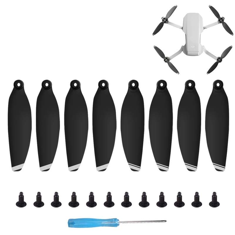 8PCS/Set Sunnylife 4726F Low Noise Quick-release Wing Propellers for DJI Mavic Mini 1(Gold)