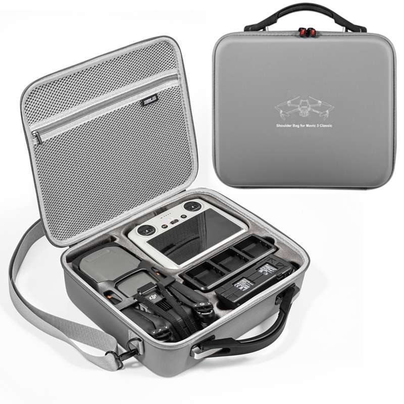 For DJI Mavic 3 Classic / RC / RC-N1 STARTRC Outdoor Waterproof One-shoulder Storage Bag Handbag(Gre