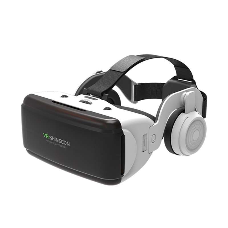 VR SHINECON G06E Virtual Reality 3D Video Glasses Suitable for 4.7 inch - 6.1 inch Smartphone with H