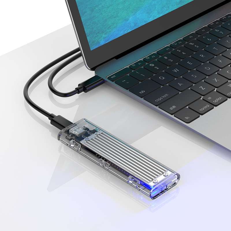 ORICO TCM2-C3 NVMe M.2 SSD Enclosure (10Gbps)(Silver)