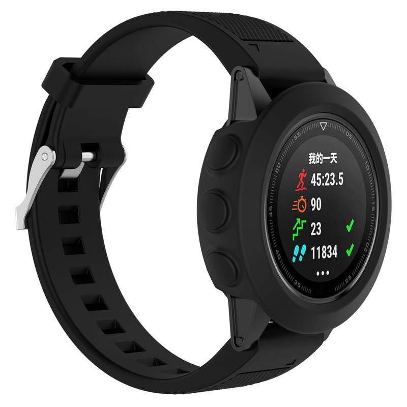 Smart Watch Silicone Protective Case, Host not Included for Garmin Fenix 5(White)