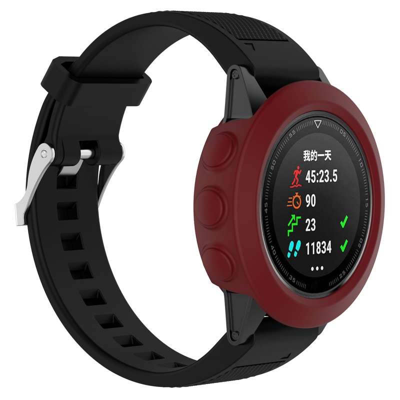 Smart Watch Silicone Protective Case, Host not Included for Garmin Fenix 5(White)