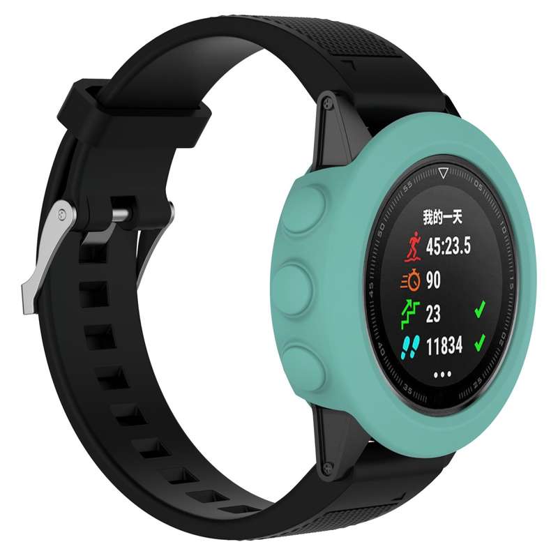 Smart Watch Silicone Protective Case, Host not Included for Garmin Fenix 5(White)