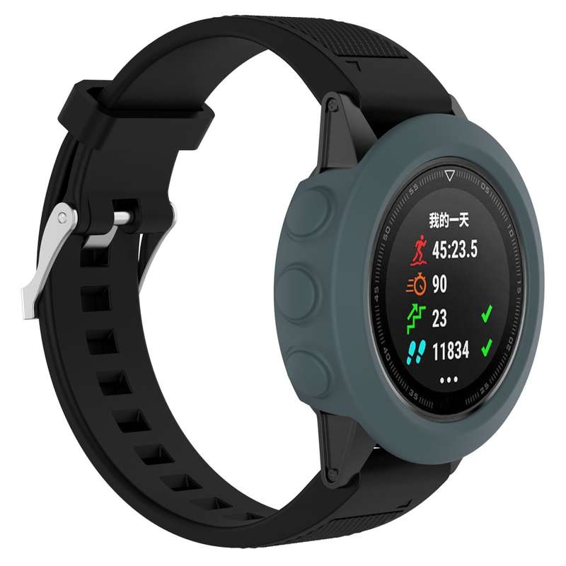 Smart Watch Silicone Protective Case, Host not Included for Garmin Fenix 5(White)