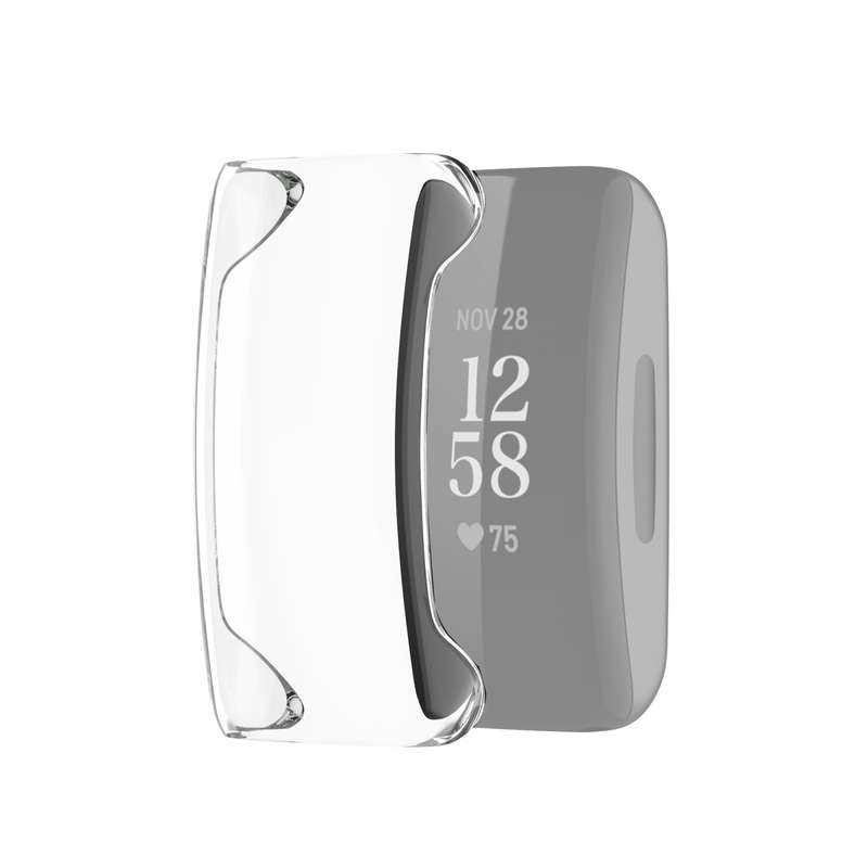 For Fitbit Inspire 2 Full Coverage PC Protective Case Cover(Gold)