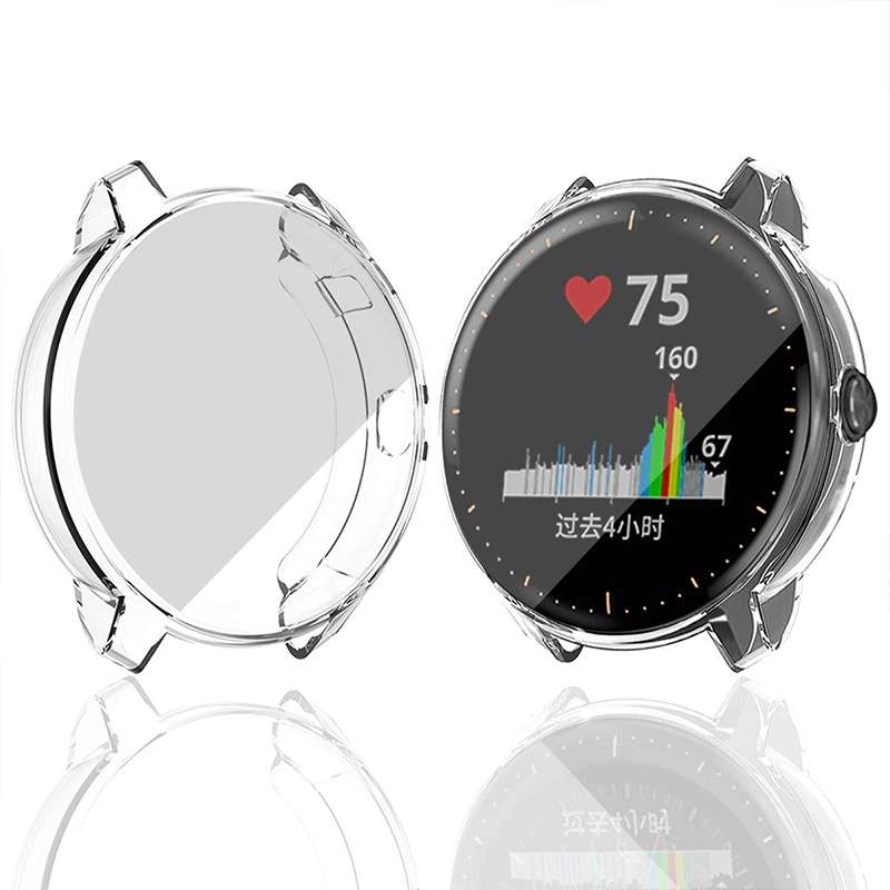 For Garmin Vivoactive 3 Music Version TPU Protective Case(Rose Gold)