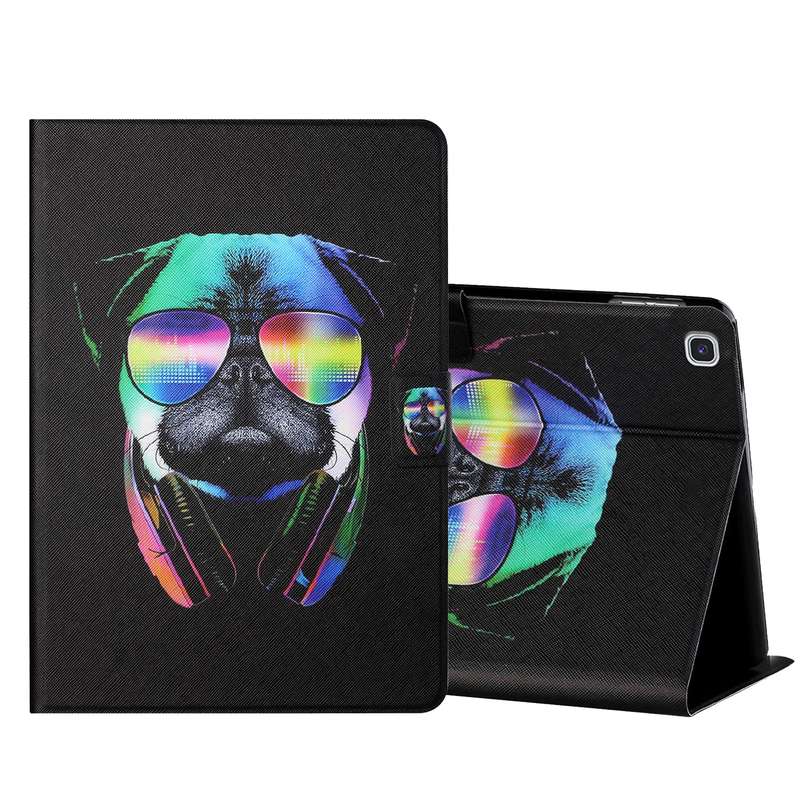 For Samsung Galaxy Tab A 10.1 2019 T515/T510 Colored Drawing Horizontal Flip Leather Case with Holde
