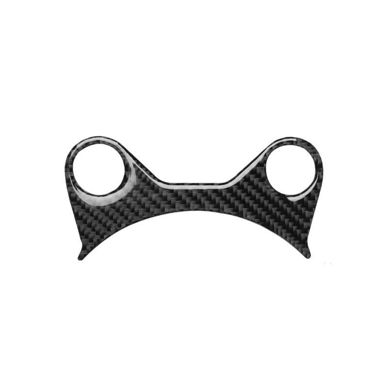 Car Carbon Fiber Half Gear Position Console Panel Decorative Sticker for Nissan 370Z Z34 2009-, Left
