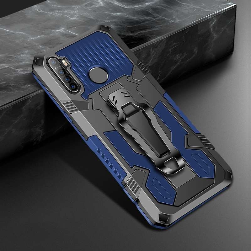 For Xiaomi Redmi Note 8 Armor Warrior Shockproof PC + TPU Protective Case(Black)