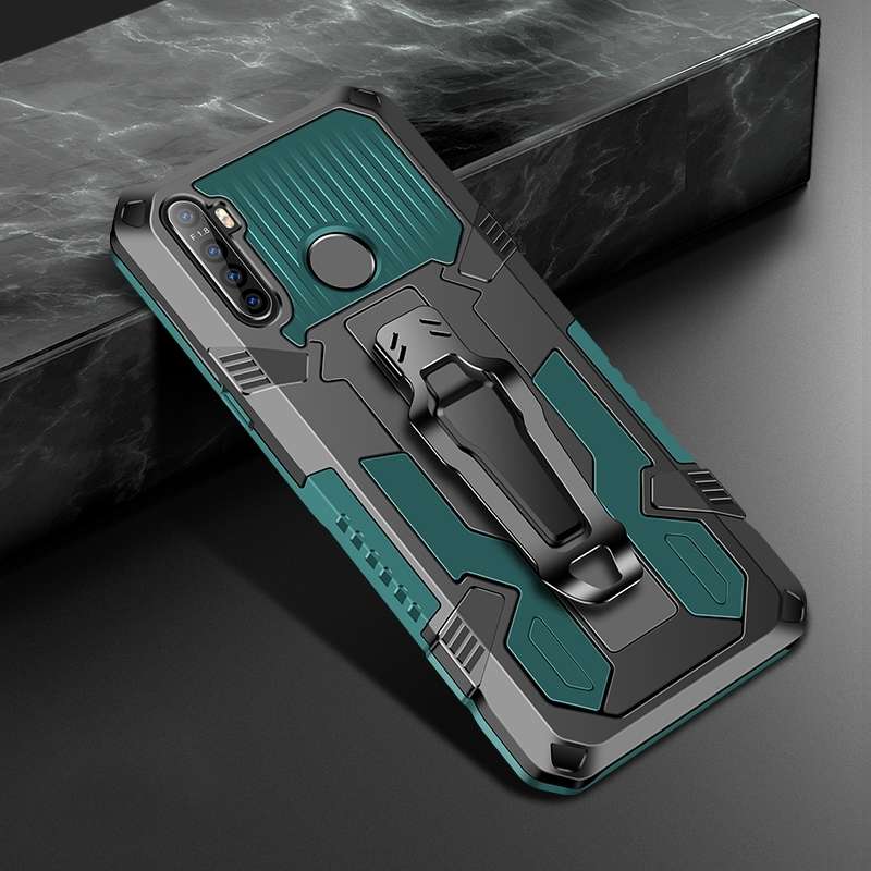 For Xiaomi Redmi Note 8 Armor Warrior Shockproof PC + TPU Protective Case(Black)