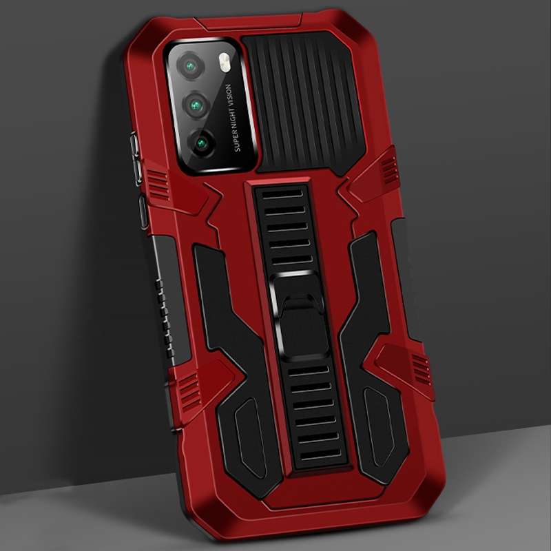 For Xiaomi Poco M3 Vanguard Warrior All Inclusive Double-color Shockproof TPU + PC Protective Case w